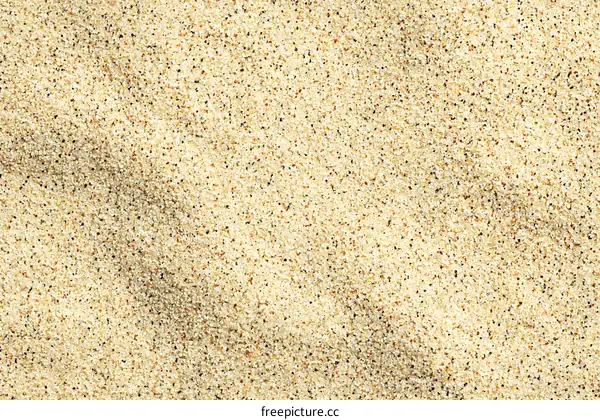 Close-up View of Beige Sand Texture