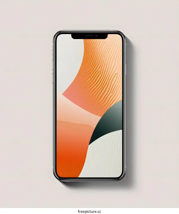 Modern Abstract Phone Wallpaper Design