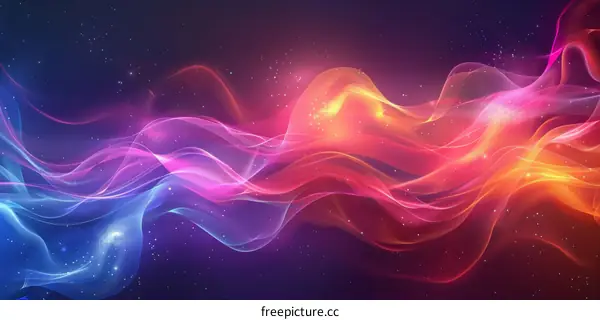 Cosmic Symphony: A Colorful Nebula