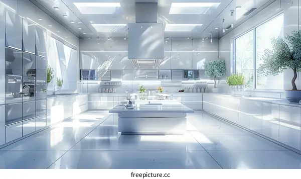 The All-White Kitchen of the Future