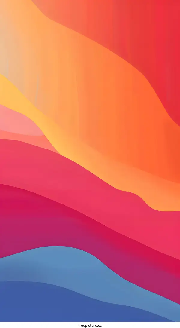 Abstract Colorful Wavy Background