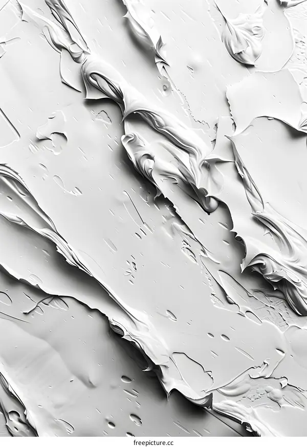 White Oil Paint Texture