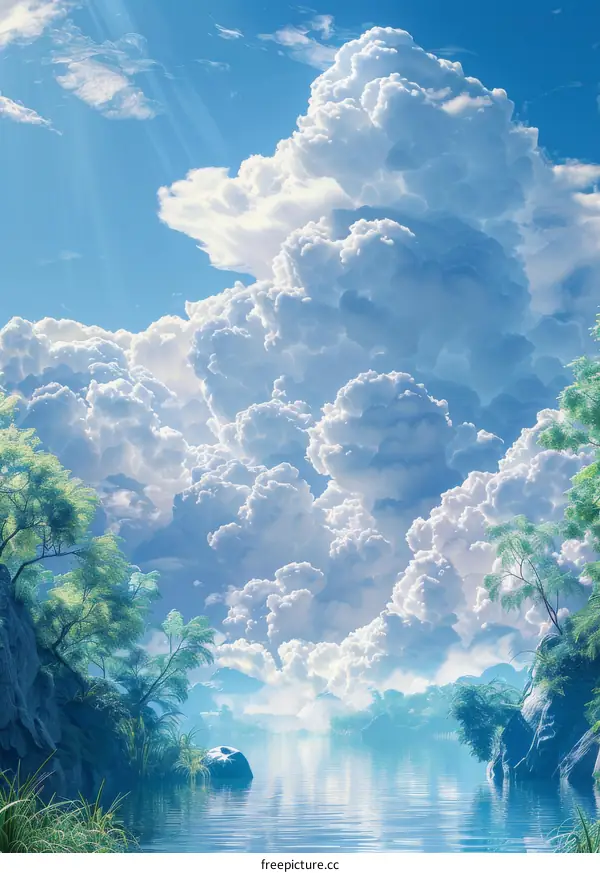 The Spectacular Lake and Mountains