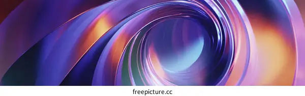 Abstract Colorful Swirling Design