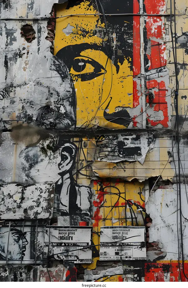 Urban Wall Art Abstract Design