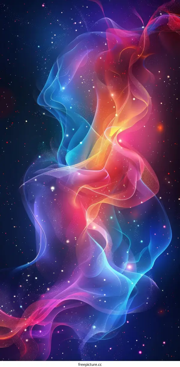 Colorful Space Nebula