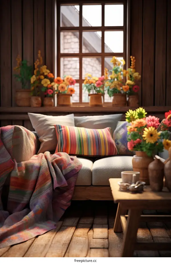 A Serene Living Room with Inviting Decor