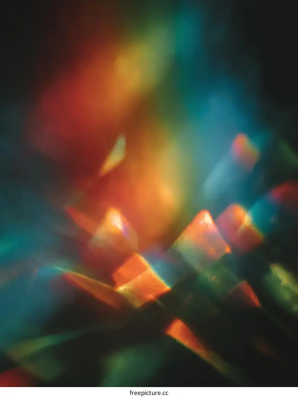 Abstract Light Effects and Colors