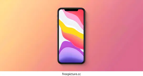 Colorful Abstract Mobile Phone Background