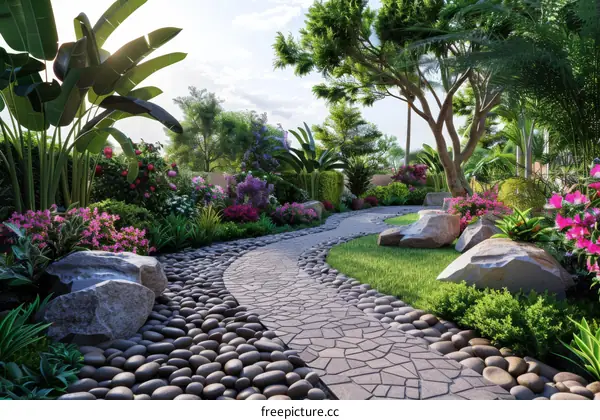 Nature-Inspired Landscape Design with Artistic Touches