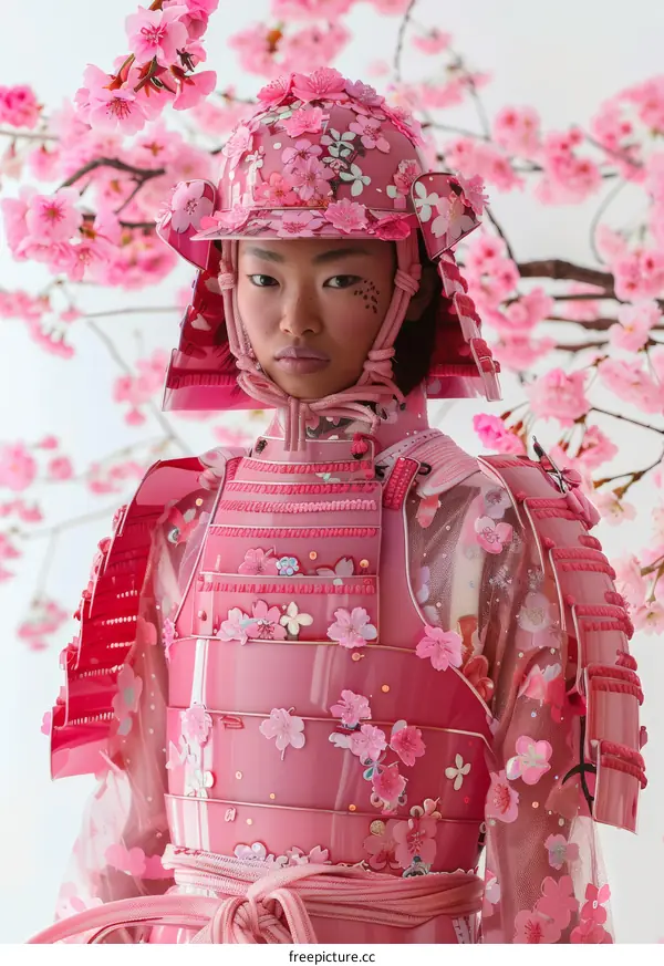 Sakura Armor Warrior Woman