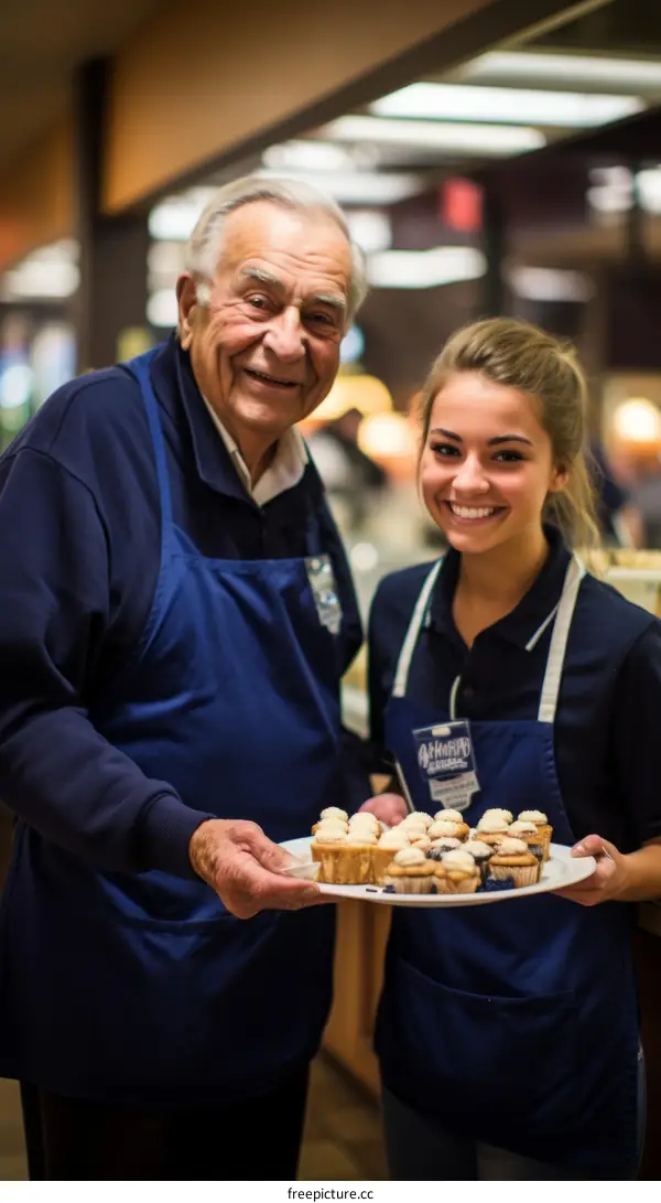 Portrait of an Elderly Man and a Young Woman