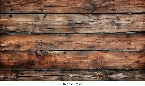 Aged Wooden Barn Fence Background