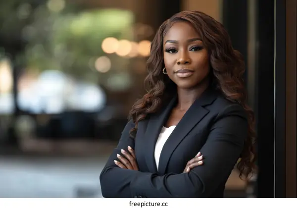 Confident Professional Black Woman Portrait