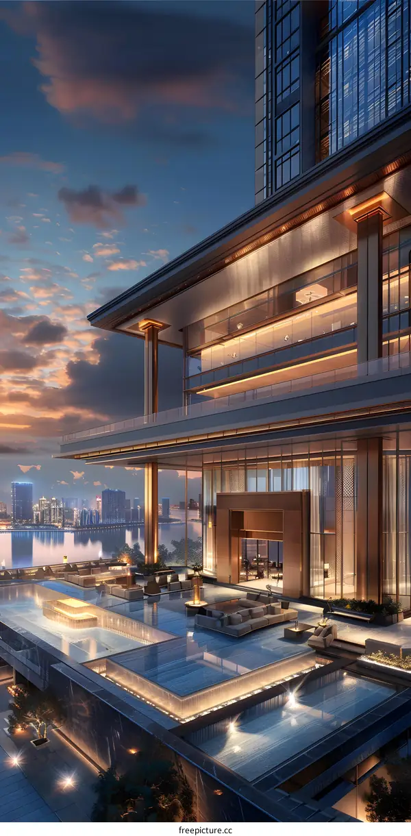 The magnificent building