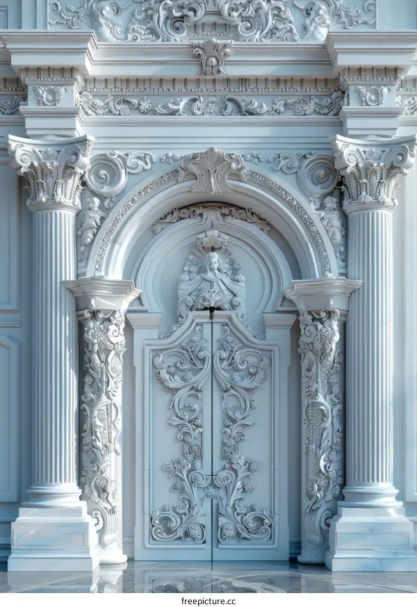 Ornate Architectural Doorway Design