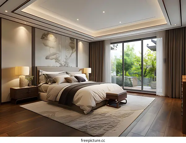 Chinese style bedroom