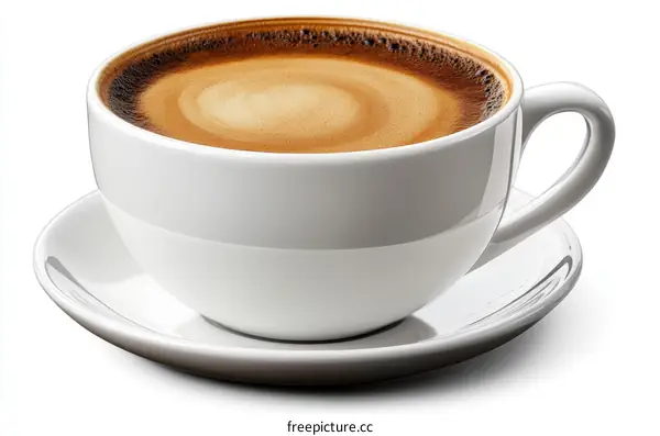 Aromatic White Coffee Cup