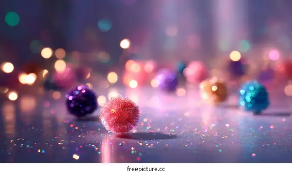 Colorful Festive Decorations Background