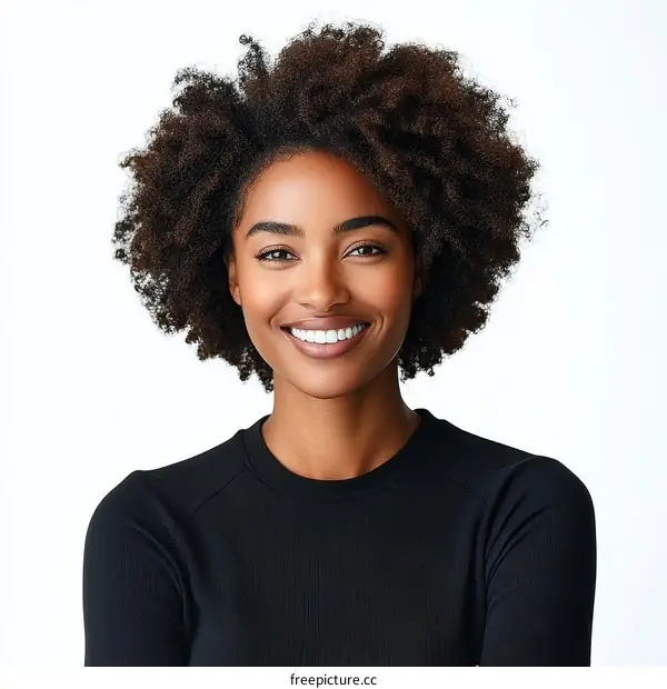 Smiling Black Woman Portrait