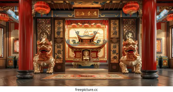 Inside a Chinese Royal Palace