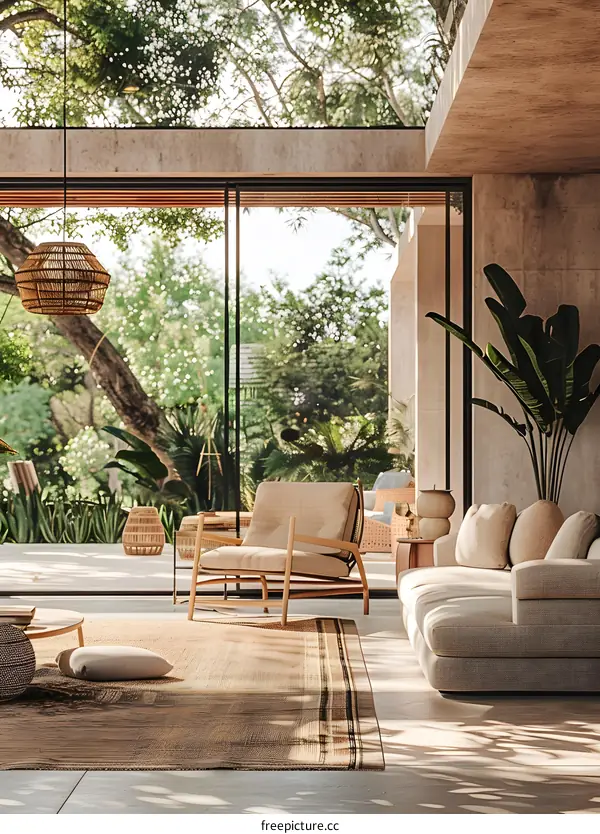 Modern Minimalist Interior Design with Natural Light