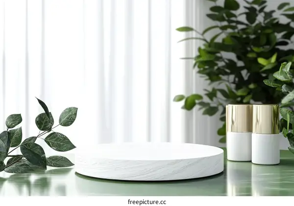 Modern Minimalist Cosmetic Display