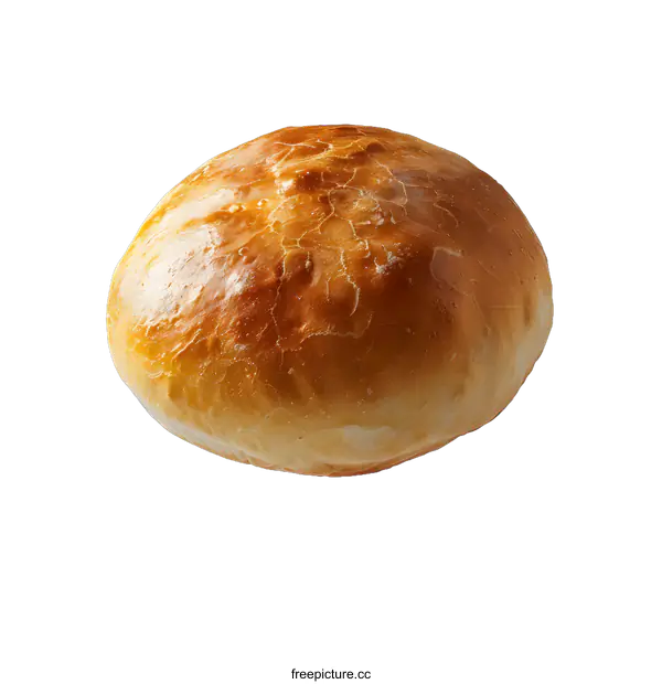 [Transparent Background PNG]Freshly Baked Bread Loaf on White Background