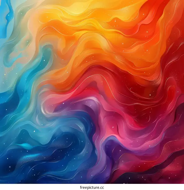 Colorful abstract painting