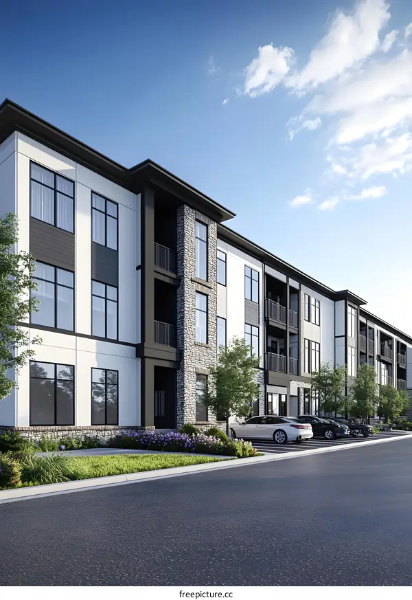 Modern Apartment Building Exterior Design