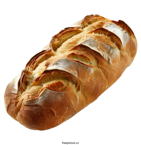 [Transparent Background PNG]Loaf of bread on white background