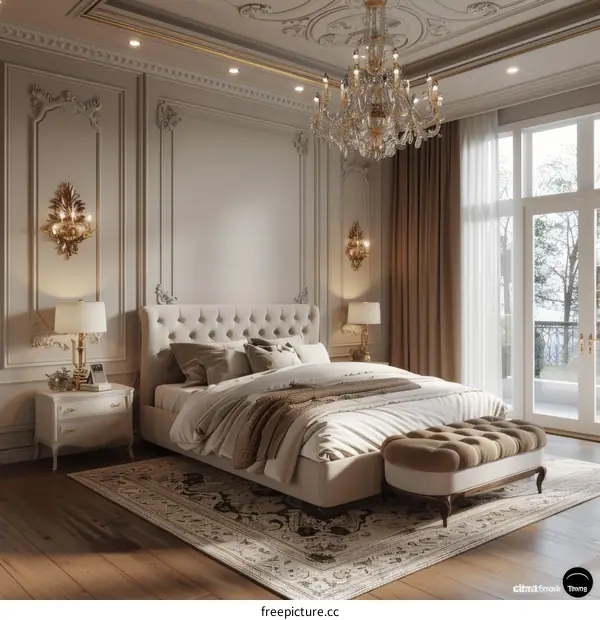 Elegant and Luxurious Bedroom Interior Design
