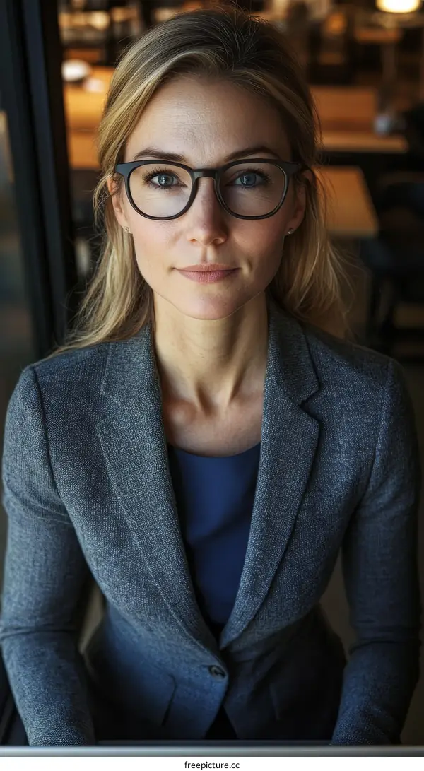 Confident Businesswoman in a Modern Office