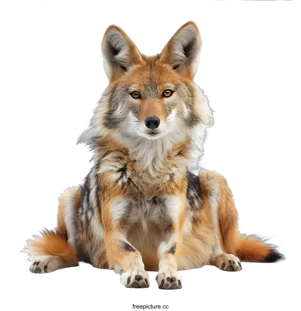 [Transparent Background PNG]Black-backed jackal