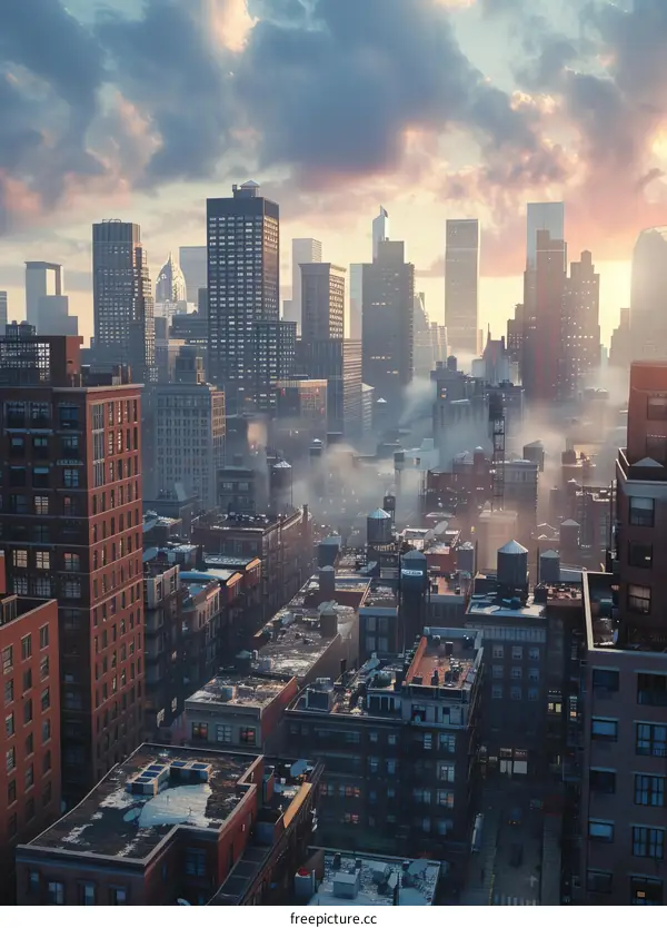 New York's Skyline from Above