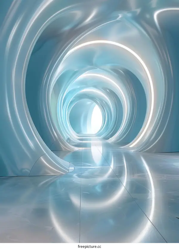 Modern Empty Tunnel Interior Design