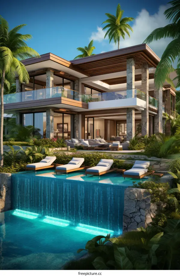 Luxury Modern Villa with Ocean View and Private Pool