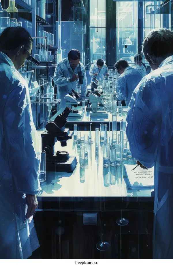 Scientists Conducting Research in a Laboratory