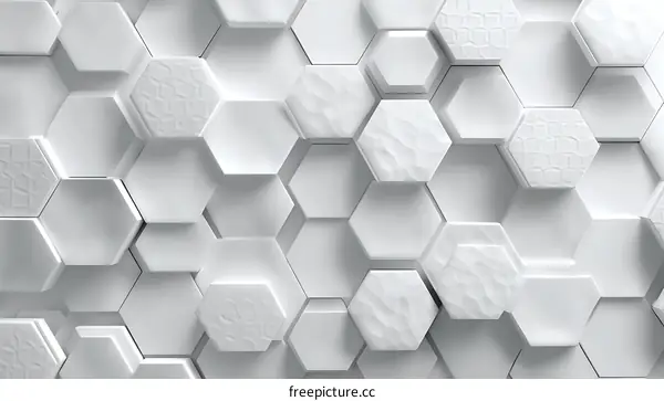 Abstract Geometric Hexagon Pattern Background