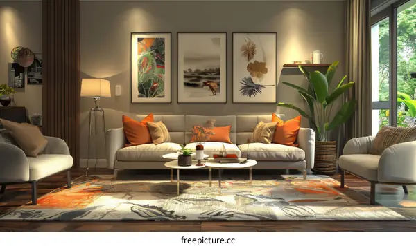 Modern Living Room Decor Inspired by IKEA