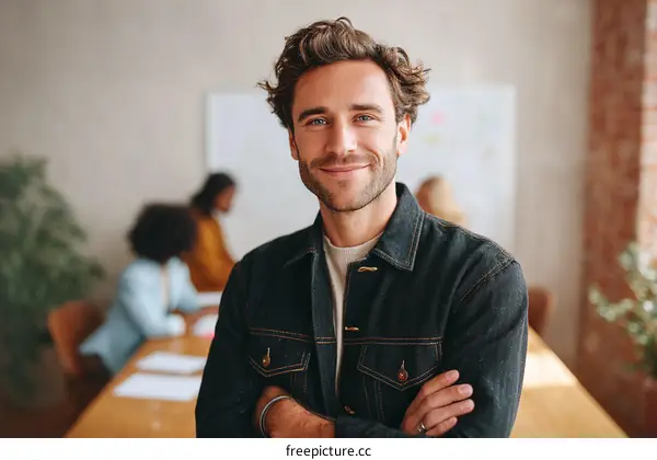 Business Meeting Casual Portrait of a Man
