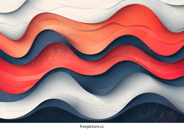 Abstract Colorful Wave Pattern Background