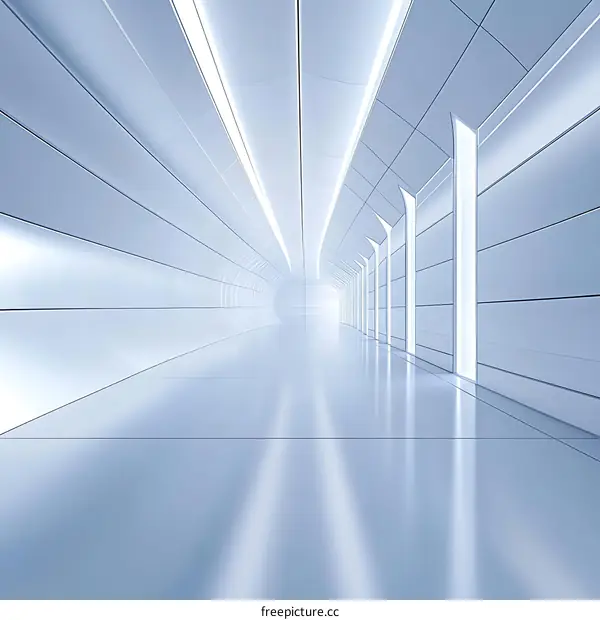 Futuristic Corridor Interior Design