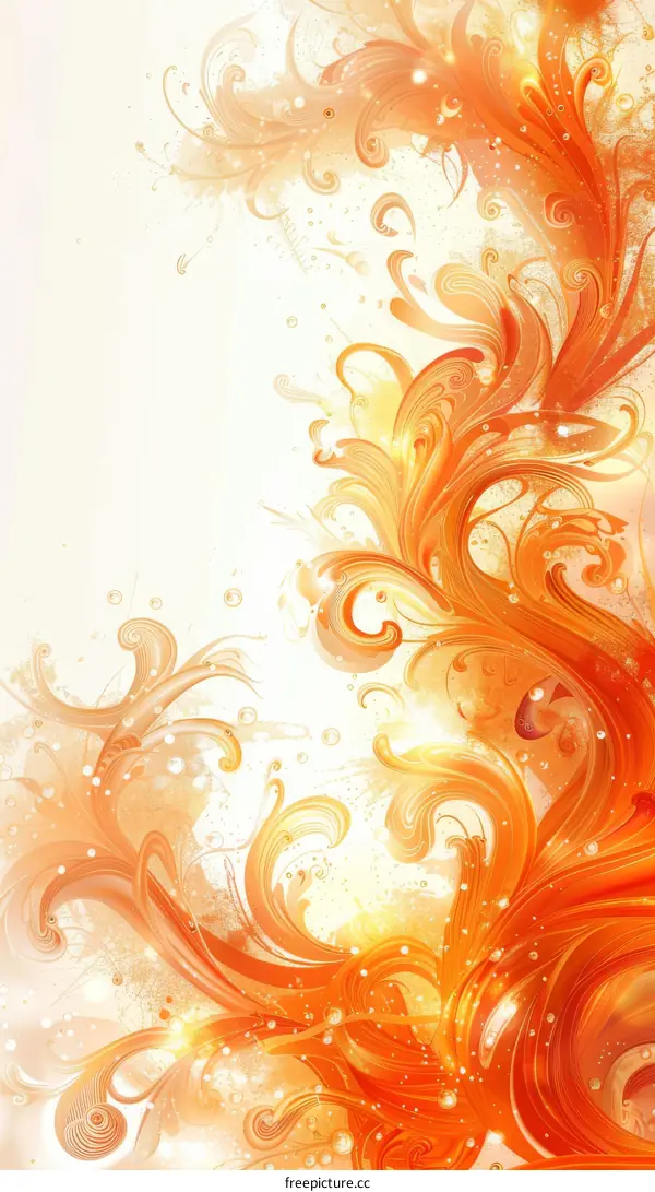 Golden Orange Flower