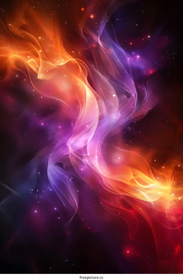 Colorful abstract painting