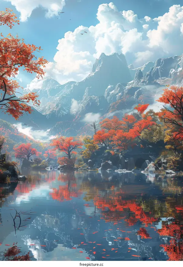 Mystical Forest Lake