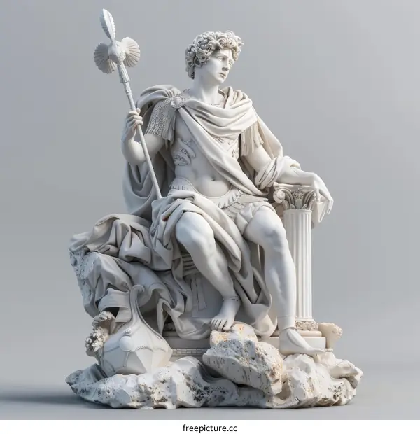 Ancient Roman Statue of a Ruler