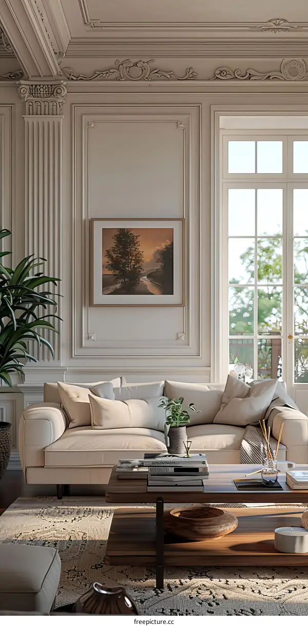 Elegant Living Room Interior Design