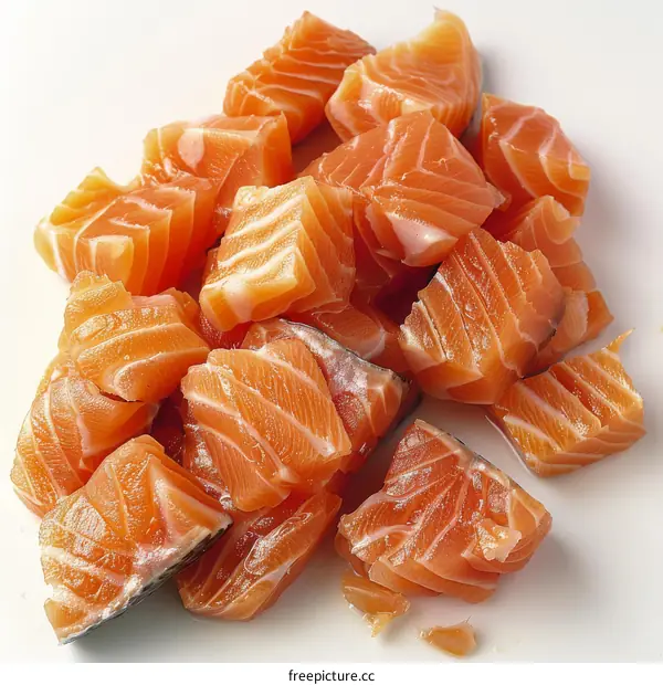 Fresh Salmon Cubes: Healthy, Versatile, and Easy to Cook