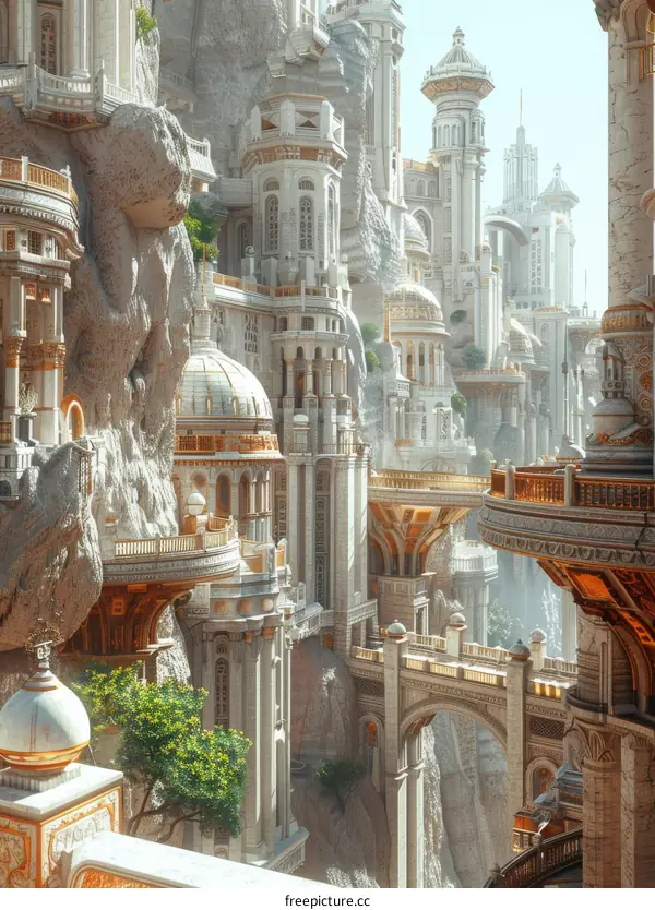 Ancient City Fantasy Architecture